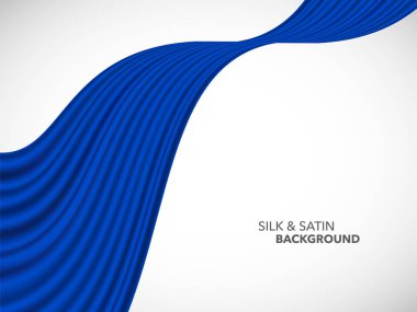 Soyut vektör dalga ipek saten kumaş açılış ceremon için
