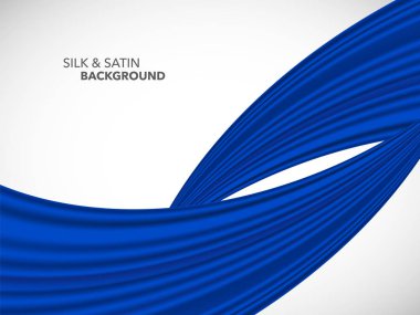 Soyut vektör dalga ipek saten kumaş açılış ceremon için