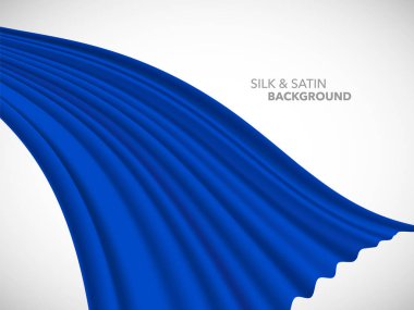 Soyut vektör dalga ipek saten kumaş açılış ceremon için