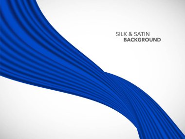 Soyut vektör dalga ipek saten kumaş açılış ceremon için