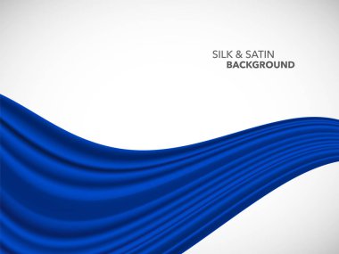 Soyut vektör dalga ipek saten kumaş açılış ceremon için