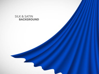 Soyut vektör dalga ipek saten kumaş açılış ceremon için