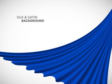 Soyut vektör dalga ipek saten kumaş açılış ceremon için