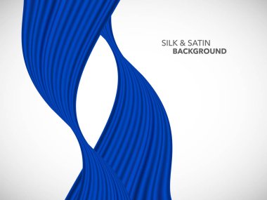 Soyut vektör dalga ipek saten kumaş açılış ceremon için