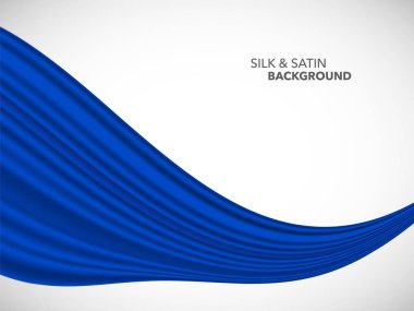 Soyut vektör dalga ipek saten kumaş açılış ceremon için