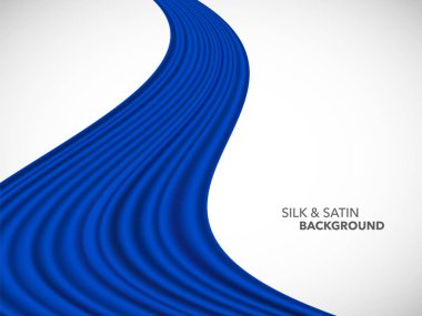 Soyut vektör dalga ipek saten kumaş açılış ceremon için