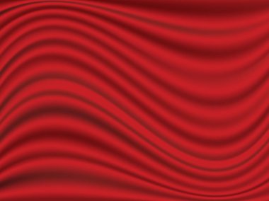 Soyut vektör dalga ipek saten kumaş açılış ceremon için