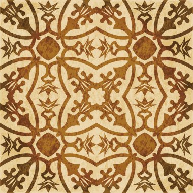 Retro kahverengi suluboya doku grunge sorunsuz arka plan çiçek