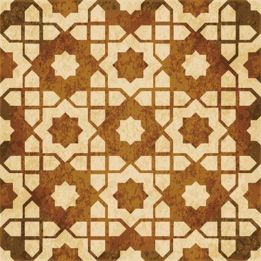 Retro kahverengi suluboya doku grunge sorunsuz arka plan Islami