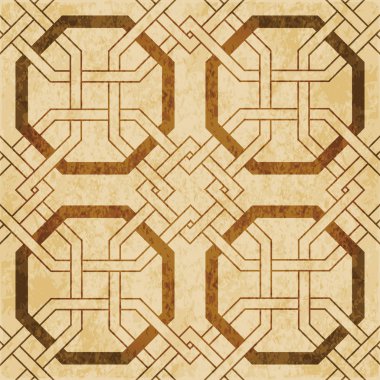 Retro kahverengi suluboya doku grunge sorunsuz arka plan octago