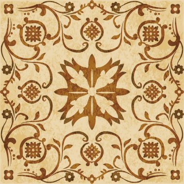 Retro kahverengi suluboya doku grunge sorunsuz arka plan sarmal