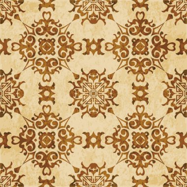 Retro kahverengi suluboya doku grunge sorunsuz arka plan