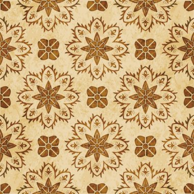 Retro kahverengi suluboya doku grunge sorunsuz arka plan