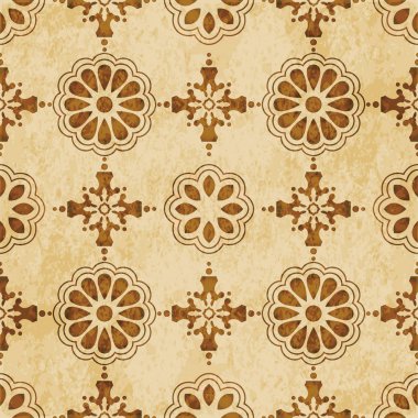 Retro kahverengi suluboya doku grunge sorunsuz arka plan