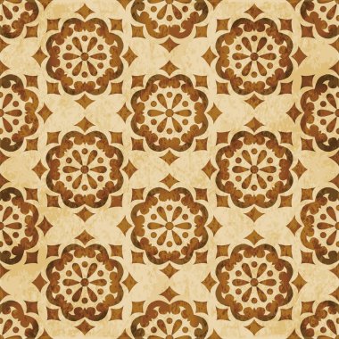 Retro kahverengi suluboya doku grunge sorunsuz arka plan