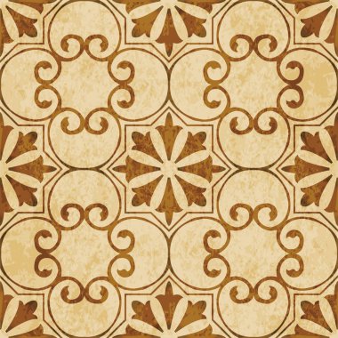 Retro kahverengi suluboya doku grunge sorunsuz arka plan