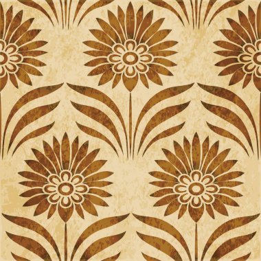 Retro kahverengi suluboya doku grunge sorunsuz arka plan