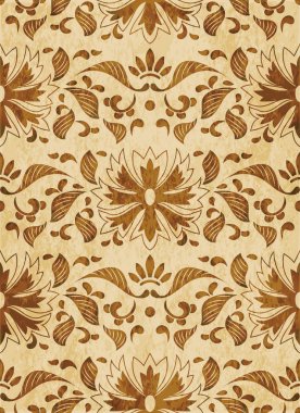 Retro kahverengi suluboya doku grunge sorunsuz arka plan