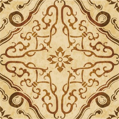 Retro kahverengi suluboya doku grunge sorunsuz arka plan