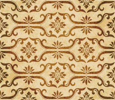 Retro kahverengi suluboya doku grunge sorunsuz arka plan