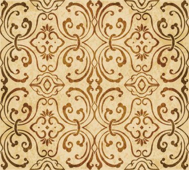 Retro kahverengi suluboya doku grunge sorunsuz arka plan