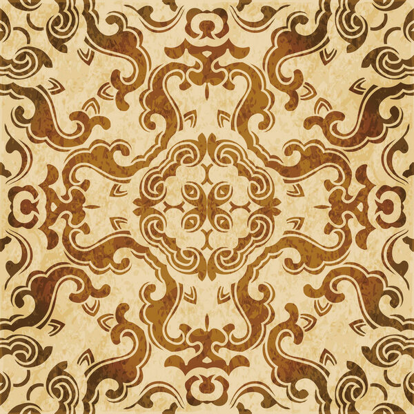 Retro brown watercolor texture grunge seamless background