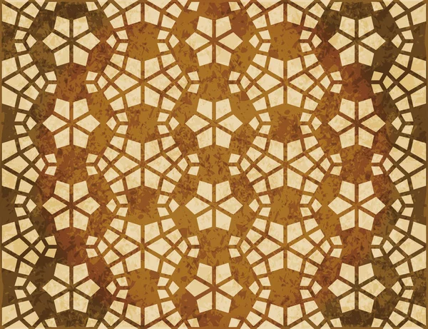 Retro braun islam nahtlose Geometrie Muster Hintergrund östlichen s — Stockvektor