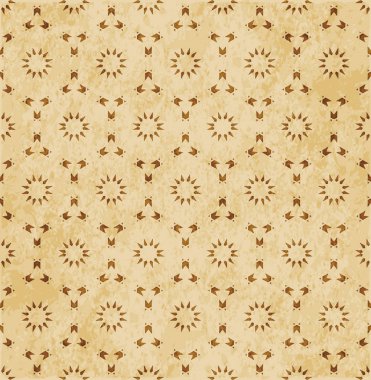 Retro kahverengi Islam sorunsuz geometri desen arka plan Doğu s