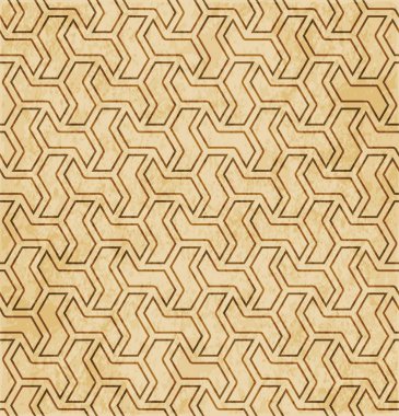 Retro kahverengi Islam sorunsuz geometri desen arka plan Doğu s