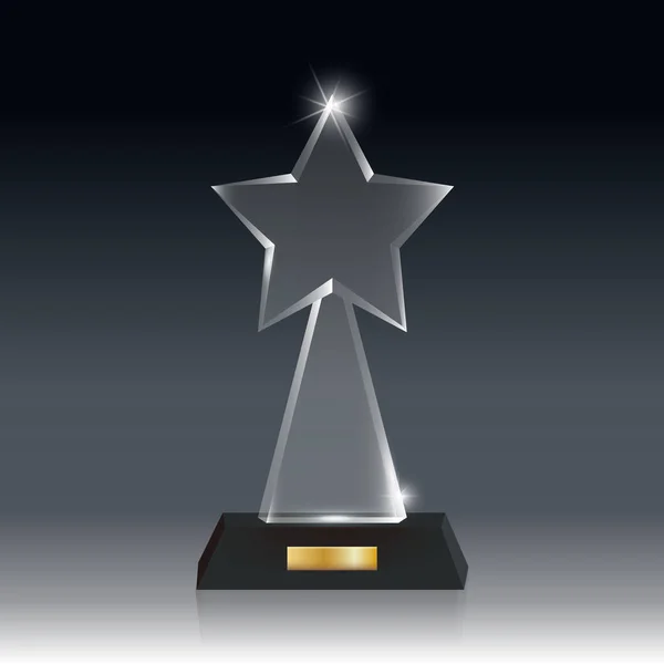 Download Glass plaque mockup | Blank tall glass trophy mockup ...