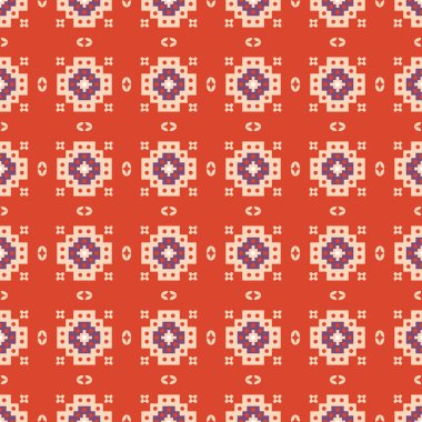 Sorunsuz arka plan Güneydoğu Asya retro Aborijin geleneksel