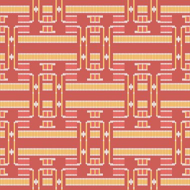 Sorunsuz arka plan Güneydoğu Asya retro Aborijin geleneksel