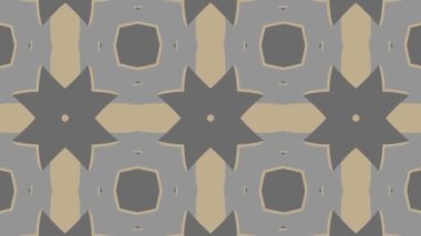 Kaleydoskop sorunsuz döngü sıra mandala desenler çok renkli hareketli grafik arka plan soyut. Yoga için ideal, kulüpleri, gösterir