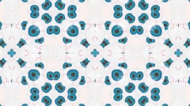 Kaleydoskop sorunsuz döngü sıra mandala desenler çok renkli hareketli grafik arka plan soyut. Yoga için ideal, kulüpleri, gösterir