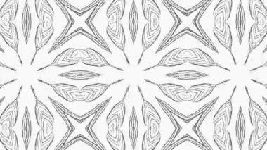 Kaleydoskop sorunsuz döngü sıra mandala desenler çok renkli hareketli grafik arka plan soyut. Yoga için ideal, kulüpleri, gösterir