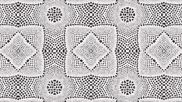 Kaléidoscope Boucle Transparente Séquence Mandala Motifs Abstraits Multicolores Fond Graphique — Video