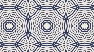 Kaleydoskop sorunsuz döngü sıra mandala desenler çok renkli hareketli grafik arka plan soyut. Yoga için ideal, kulüpleri, gösterir