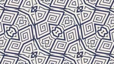 Kaleydoskop sorunsuz döngü sıra mandala desenler çok renkli hareketli grafik arka plan soyut. Yoga için ideal, kulüpleri, gösterir