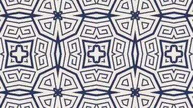 Kaleydoskop sorunsuz döngü sıra mandala desenler çok renkli hareketli grafik arka plan soyut. Yoga için ideal, kulüpleri, gösterir