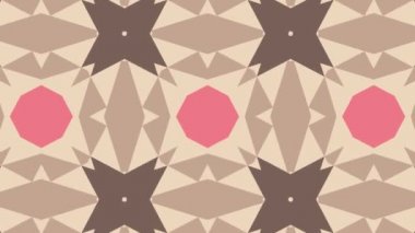 Kaleydoskop sorunsuz döngü sıra mandala desenler çok renkli hareketli grafik arka plan soyut. Yoga için ideal, kulüpleri, gösterir