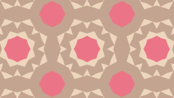 Kaléidoscope boucle transparente séquence mandala motifs abstraits multicolores fond graphique de mouvement. Idéal pour le yoga, clubs, spectacles 