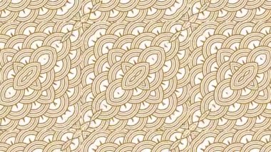 Kaleydoskop sorunsuz döngü sıra mandala desenler çok renkli hareketli grafik arka plan soyut. Yoga için ideal, kulüpleri, gösterir