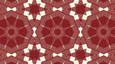 Kaleydoskop sorunsuz döngü sıra mandala desenler çok renkli hareketli grafik arka plan soyut. Yoga için ideal, kulüpleri, gösterir