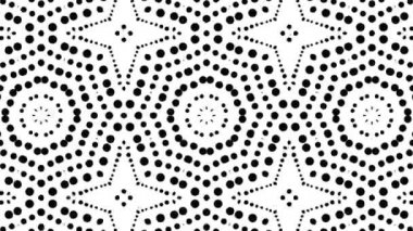 Kaleydoskop sorunsuz döngü sıra mandala desenler çok renkli hareketli grafik arka plan soyut. Yoga için ideal, kulüpleri, gösterir