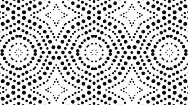 Kaleydoskop sorunsuz döngü sıra mandala desenler çok renkli hareketli grafik arka plan soyut. Yoga için ideal, kulüpleri, gösterir