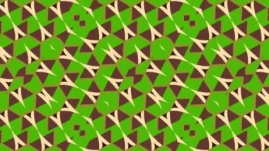 Kaleydoskop sorunsuz döngü sıra mandala desenler çok renkli hareketli grafik arka plan soyut. Yoga için ideal, kulüpleri, gösterir