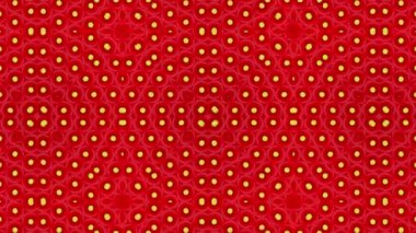 Kaleydoskop sorunsuz döngü sıra mandala desenler çok renkli hareketli grafik arka plan soyut. Yoga için ideal, kulüpleri, gösterir