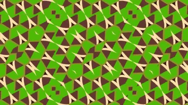 Kaléidoscope boucle transparente séquence mandala motifs abstraits multicolores fond graphique de mouvement. Idéal pour le yoga, clubs, spectacles 