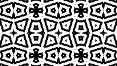Kaleydoskop sorunsuz döngü sıra mandala desenler çok renkli hareketli grafik arka plan soyut. Yoga için ideal, kulüpleri, gösterir