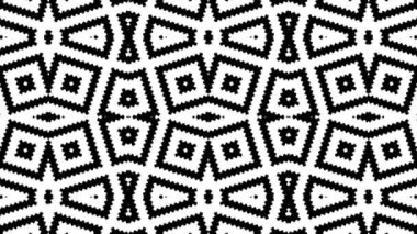Kaleydoskop sorunsuz döngü sıra mandala desenler çok renkli hareketli grafik arka plan soyut. Yoga için ideal, kulüpleri, gösterir